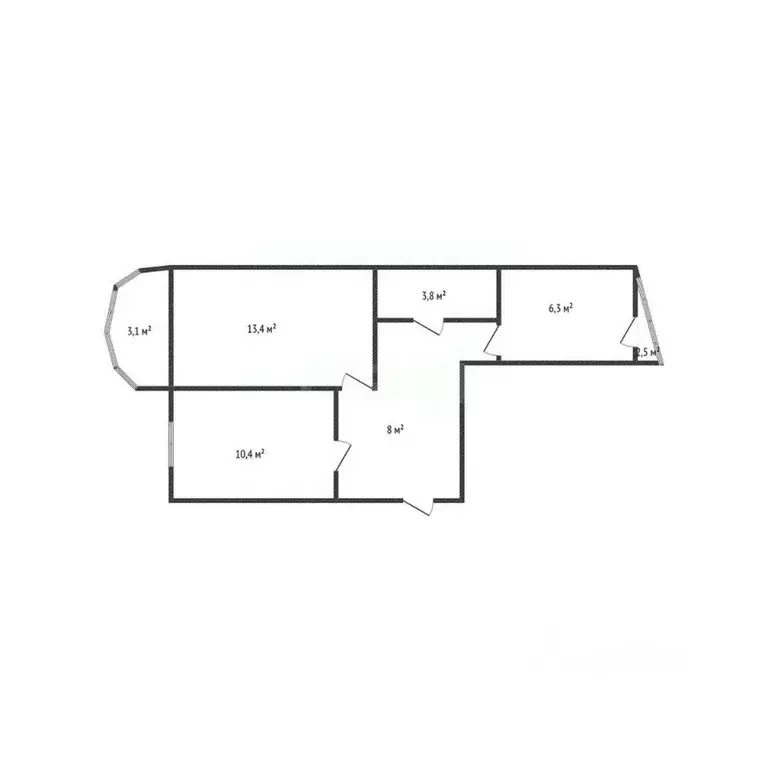 3-к кв. Дагестан, Махачкала ул. Мекегинская, 40 (90.8 м) - Фото 1