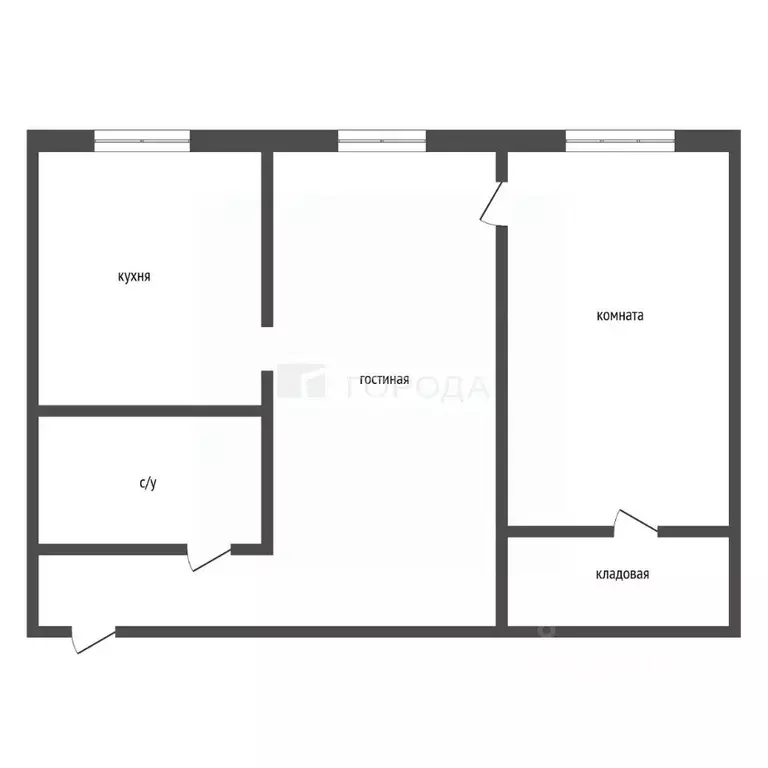 2-к кв. Кемеровская область, Новокузнецк ул. Кутузова, 50 (43.0 м) - Фото 2