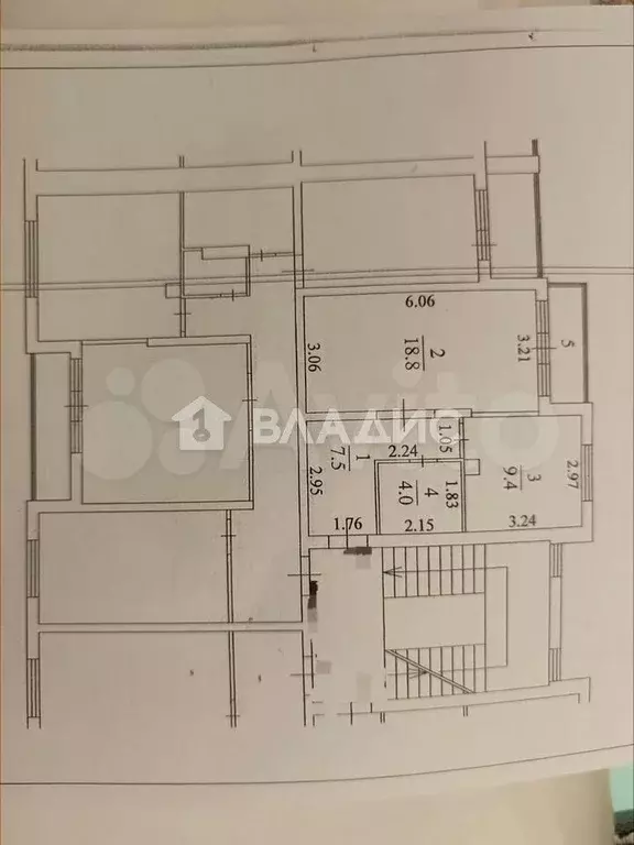 1-к. квартира, 39,7 м, 5/5 эт. - Фото 0