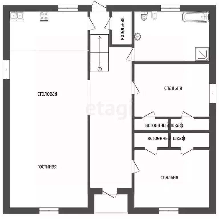 Дом в Свердловская область, с. Туринская Слобода ул. Калиновая (127 м) - Фото 2