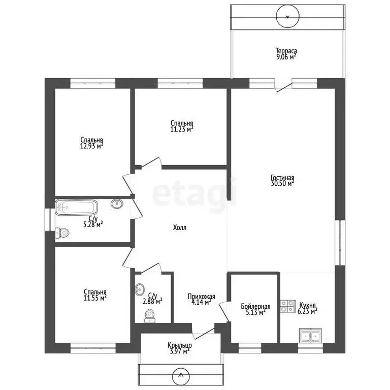 Дом в Зуя, улица Свободы (140 м) - Фото 1