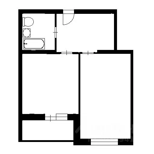 1-к кв. Новосибирская область, Новосибирск Горский мкр, 1 (45.0 м) - Фото 2