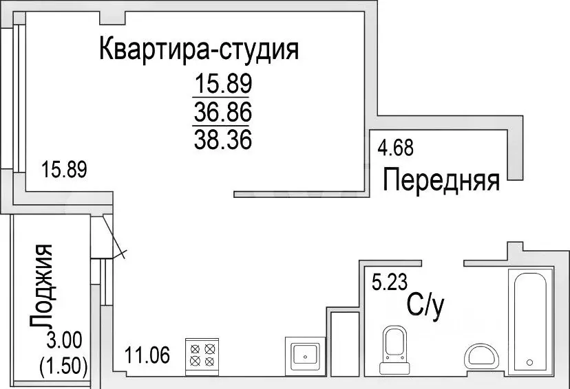 Студия Татарстан, Набережные Челны Сармановский тракт, 23 (38.0 м) - Фото 1