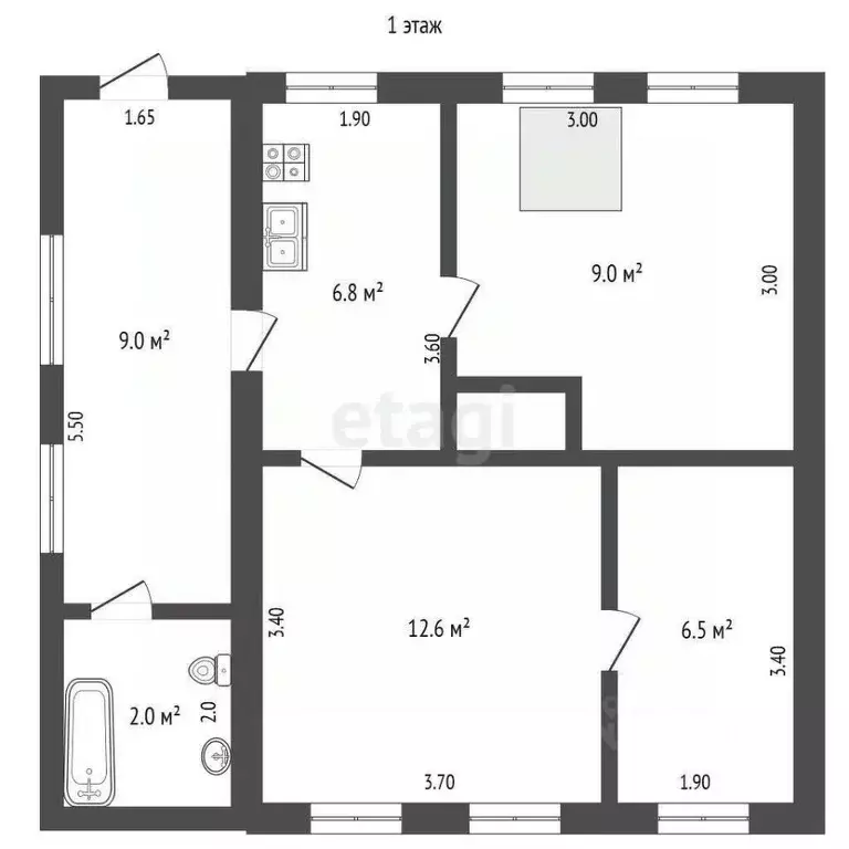 Дом в Ставропольский край, Пятигорск городской округ, пос. Свободы ул. ... - Фото 2