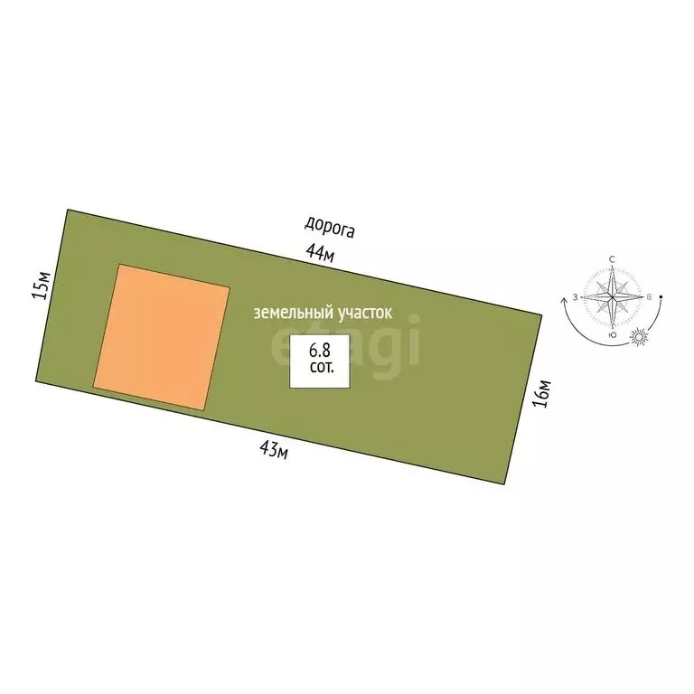 Дом в село Шалушка, Зелёная улица (92.5 м) - Фото 1