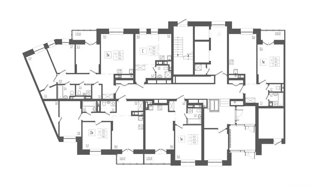 Студия Ярославская область, Ярославль 1-й мкр,  (23.1 м) - Фото 1
