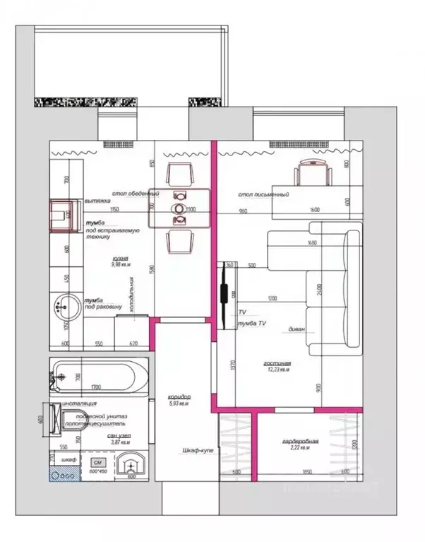 1-к кв. Коми, Сыктывкар ул. Домны Каликовой, 60 (32.0 м) - Фото 2