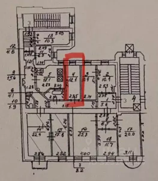 Комната Санкт-Петербург 4-я Советская ул., 8 (12.1 м) - Фото 2