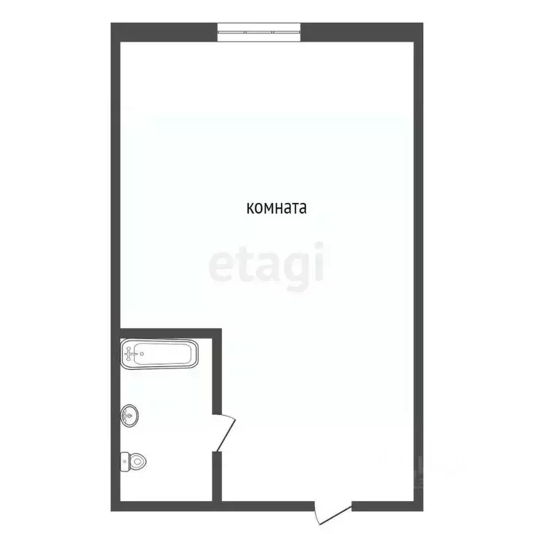 Студия Красноярский край, Красноярск ул. Вильского, 16 (29.0 м) - Фото 1