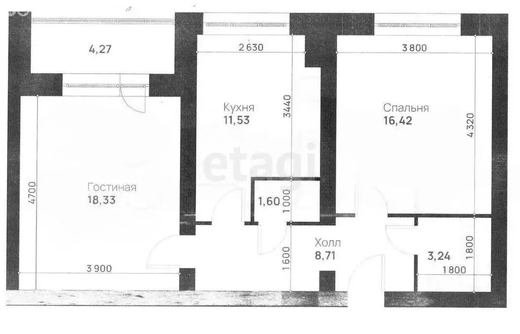 2-комнатная квартира: Тула, улица Героев России, 4 (64.1 м) - Фото 0