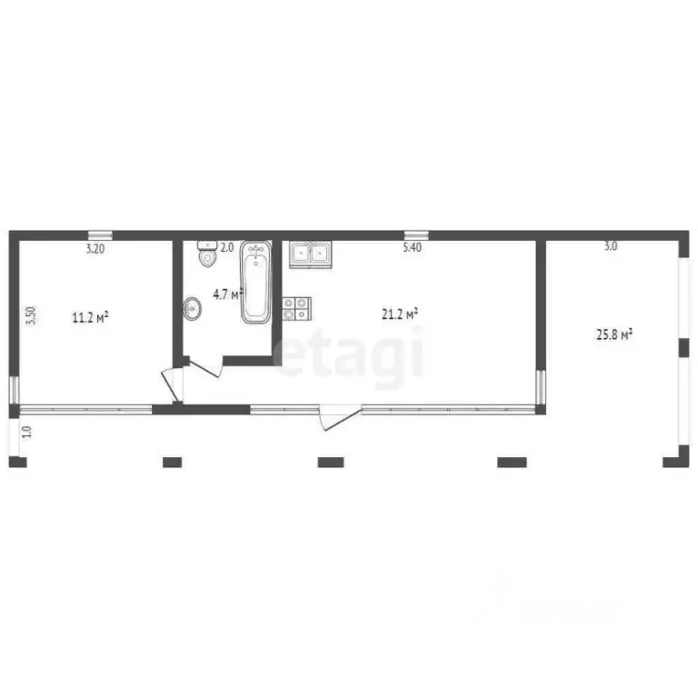 Дом в Калужская область, Город Калуга городской округ, д. Лихун ул. ... - Фото 2