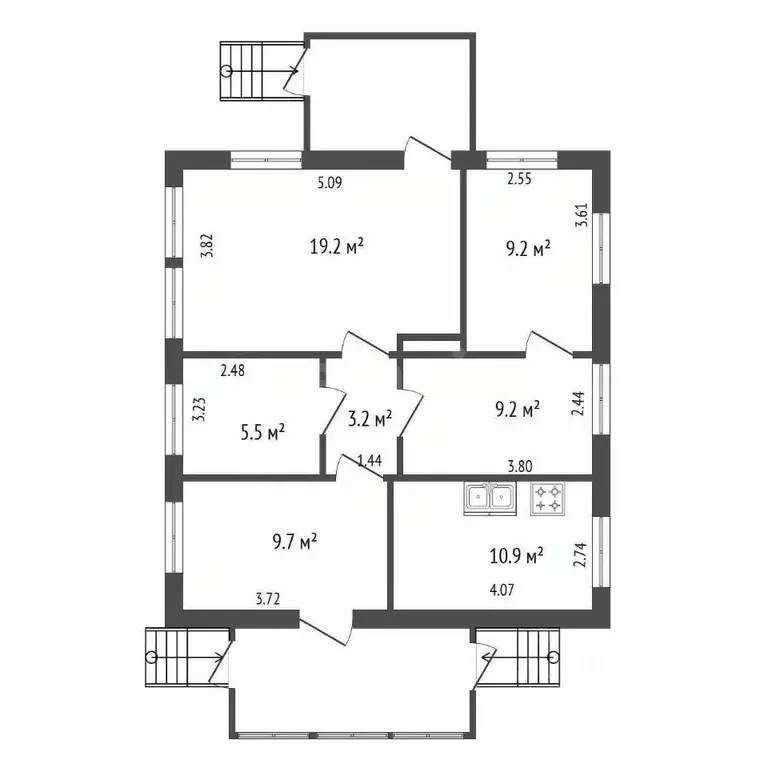 Дом в Санкт-Петербург Горелово тер., ш. Красносельское, 5 (67 м) - Фото 2