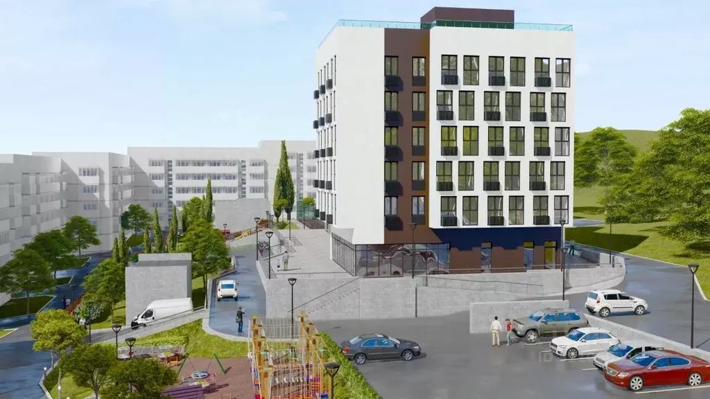 2-к кв. Крым, Феодосия муниципальный округ, Орджоникидзе пгт ул. ... - Фото 1