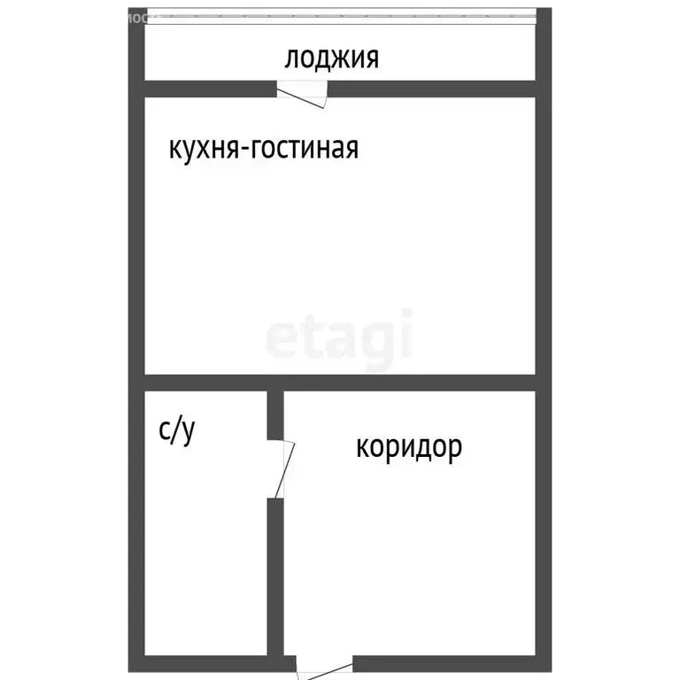 Квартира-студия: Воронеж, улица Историка Костомарова, 40А (25 м) - Фото 1