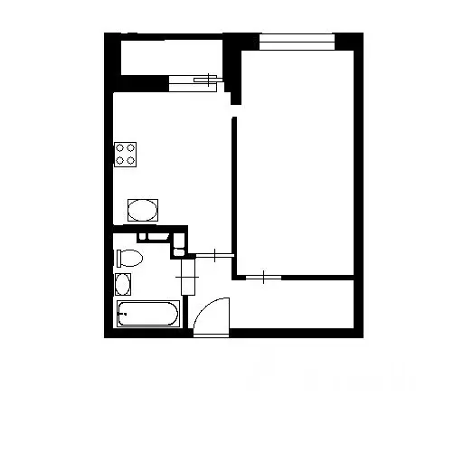 1-к кв. Краснодарский край, Краснодар Тепличная ул., 62/1 (34.0 м) - Фото 1