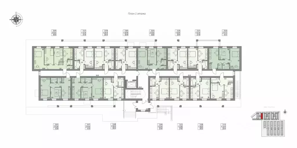 1-к кв. Волгоградская область, Волгоград Типографская ул., 83 (27.35 ... - Фото 2