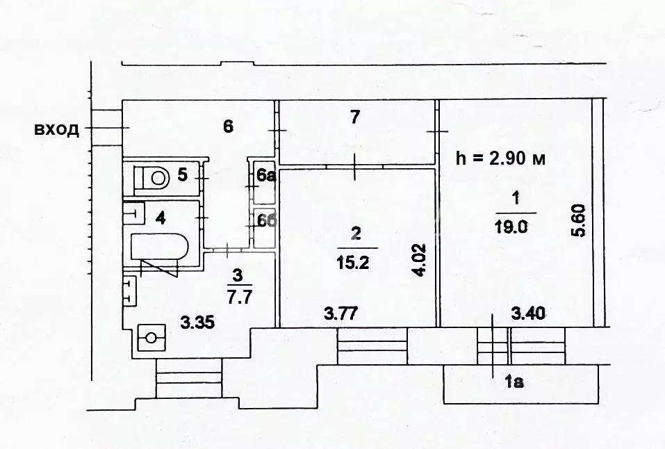 2-к кв. Москва Кутузовский просп., 30 (58.1 м) - Фото 1