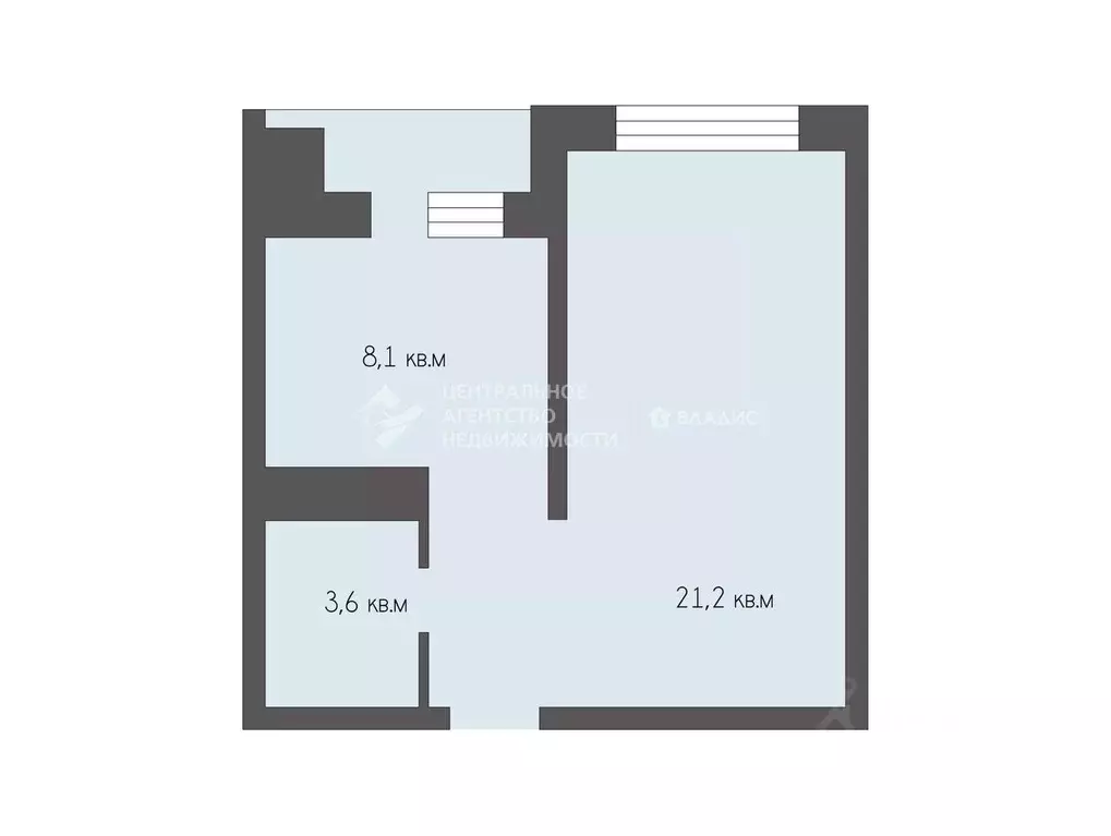 1-к кв. Рязанская область, Рязанский муниципальный округ, с. Дядьково ... - Фото 2