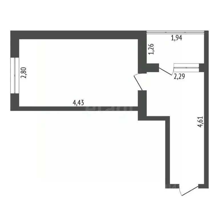 Комната Амурская область, Благовещенск ул. Ленина, 231 (21.8 м) - Фото 2