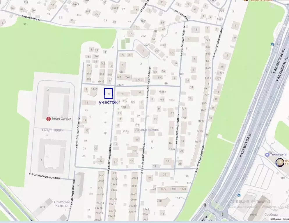 Участок в Москва пос. Газопровод, ул. 4-я Лесные Поляны, 10 (15.0 ... - Фото 2