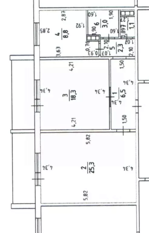 2-к кв. Челябинская область, Копейск ул. Калинина, 17А (65.3 м) - Фото 2