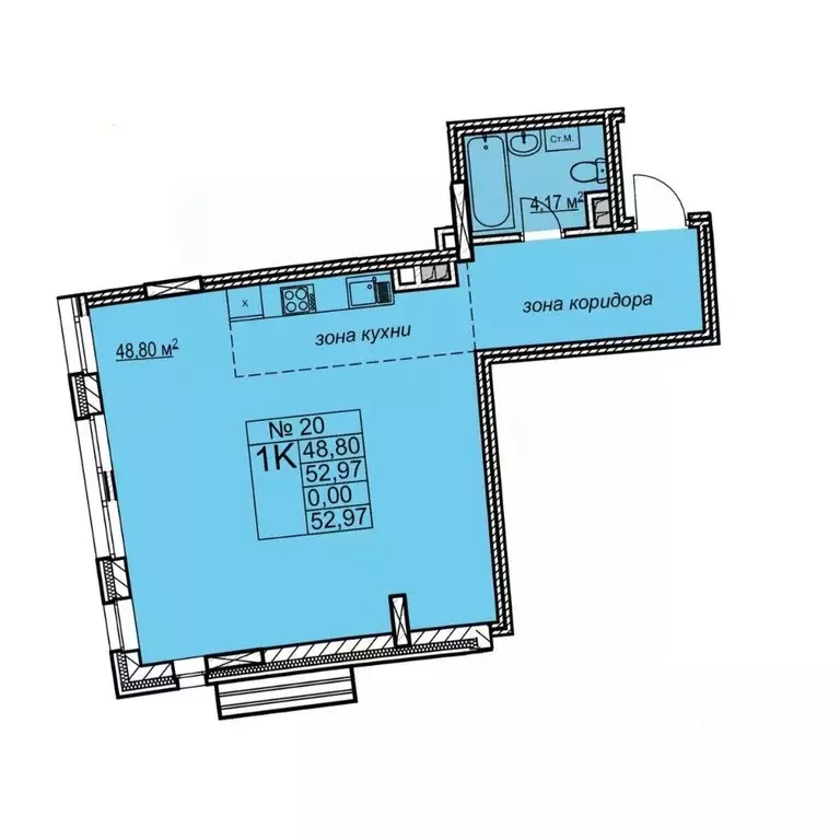 1-к кв. Нижегородская область, Нижний Новгород Алексеевская ул., 27 ... - Фото 1