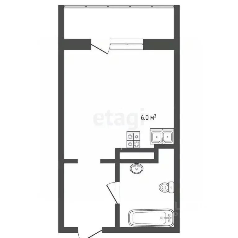 Студия Тюменская область, Тюменский муниципальный округ, д. Дударева ... - Фото 1