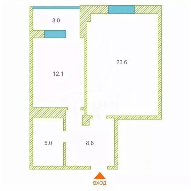 1-к кв. Тюменская область, Тюмень ул. Вересковая, 11 (50.0 м) - Фото 2
