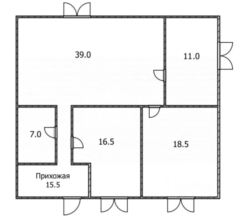 Дом в Ульяновская область, Ульяновск ул. Стартовая, 50А (106 м) - Фото 1