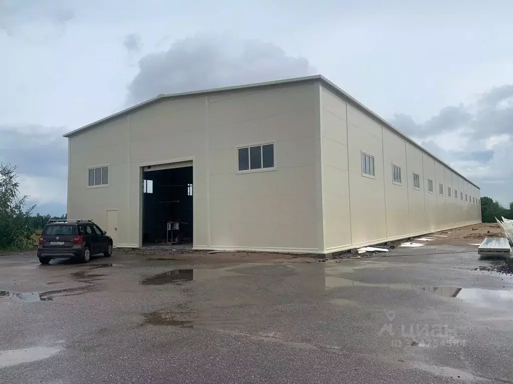 Склад в Ленинградская область, Ломоносовский район, Горбунковское ... - Фото 1