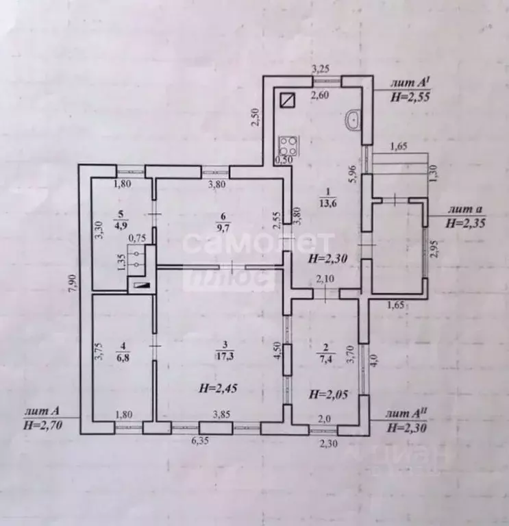 Дом в Волгоградская область, Волгоград Мраморный пер. (60 м) - Фото 2