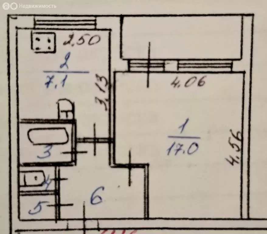 1-комнатная квартира: деревня Новое Девяткино, улица Ветеранов, 16 ... - Фото 2