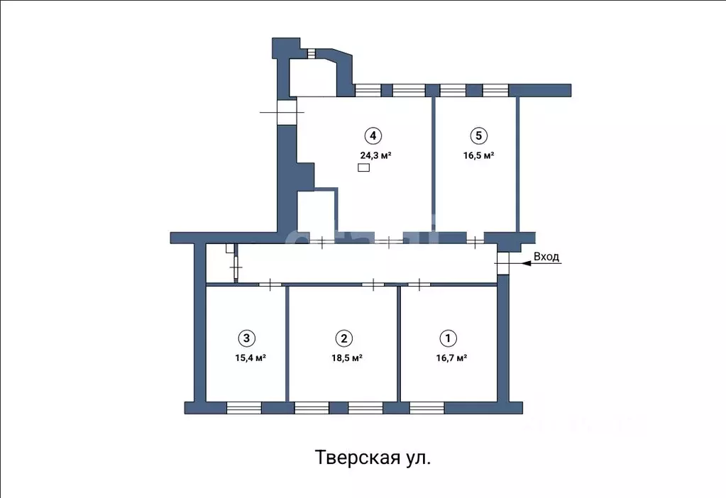 Офис в Москва Тверская ул., 12С7 (17 м) - Фото 2