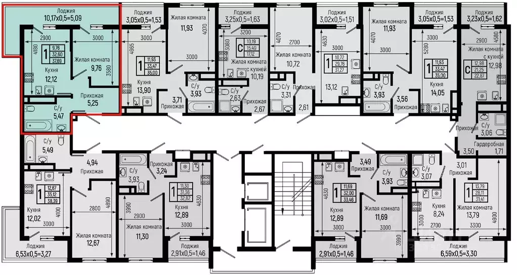 1-к кв. Краснодарский край, Туапсинский муниципальный округ, с. Небуг ... - Фото 2