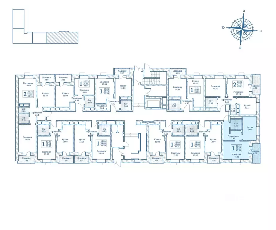 1-к кв. Московская область, Щелково городской округ, Монино пгт ... - Фото 2