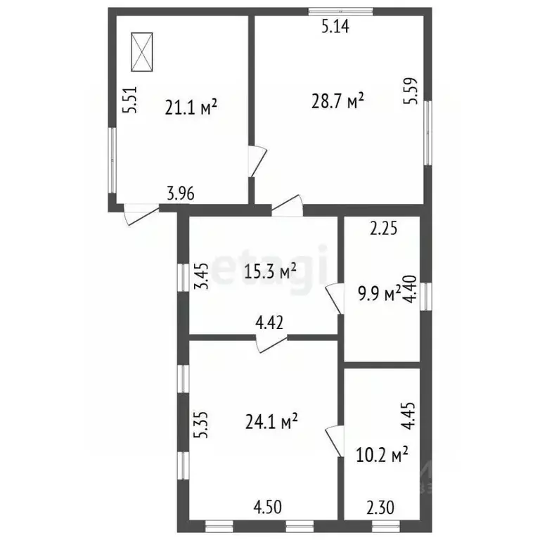 Дом в Омская область, Омск Черноморская ул., 49 (109 м) - Фото 2