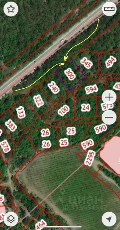 Участок в Крым, Ялта муниципальный округ, Кореиз пгт  (10.0 сот.) - Фото 1