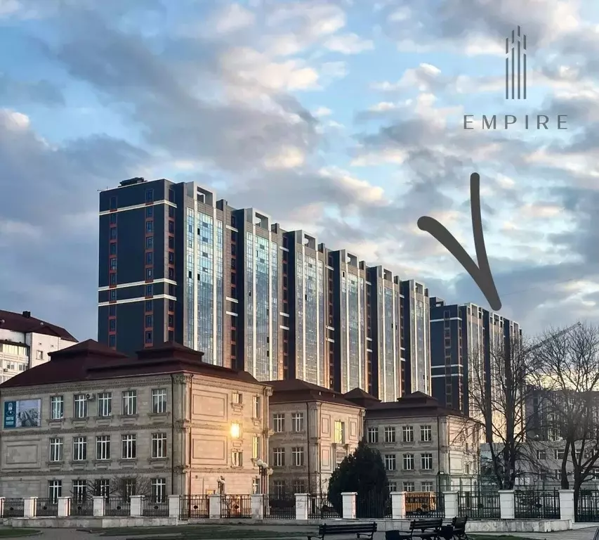 2-к кв. Чеченская республика, Грозный ул. В.А. Кан-Калика, 55 (90.0 м) - Фото 0