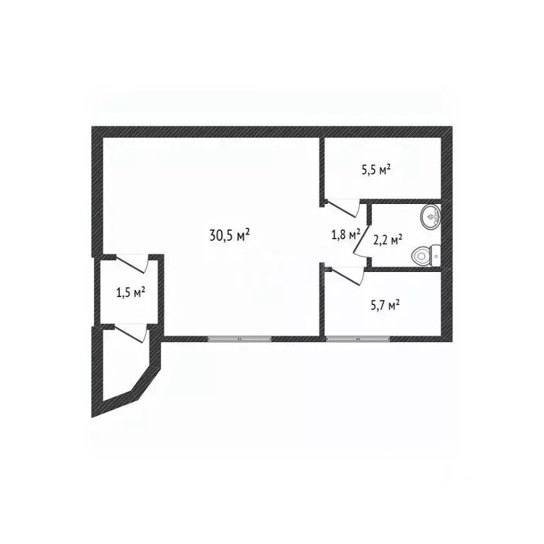 Торговая площадь в Брянская область, Брянск ул. Емлютина, 37 (47 м) - Фото 2