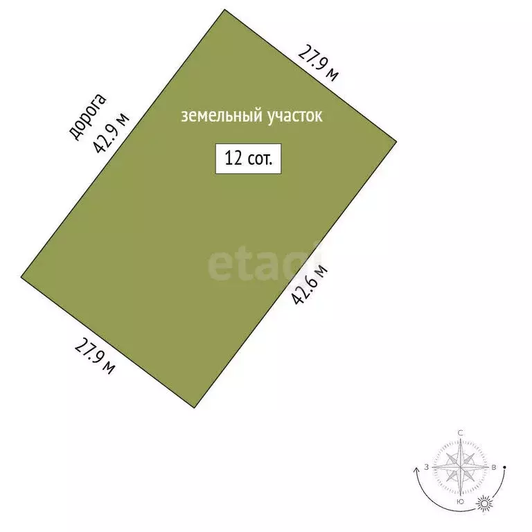 Участок в Медведевский район, Азяковское сельское поселение, деревня ... - Фото 1