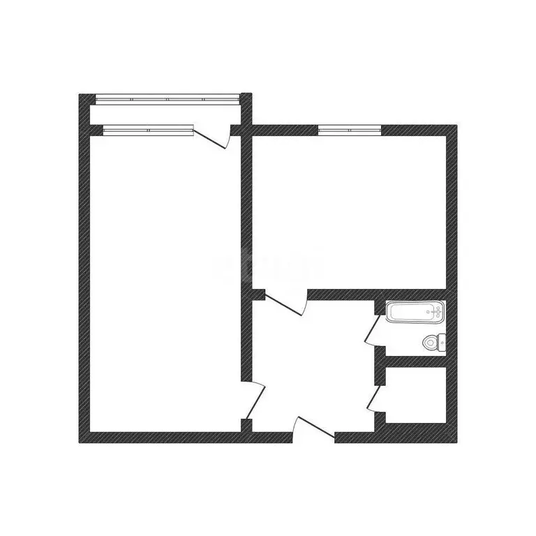 1-комнатная квартира: Бийск, Стахановская улица, 5 (38 м) - Фото 1