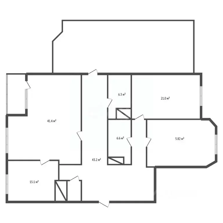 4-к кв. Воронежская область, Воронеж ул. Куколкина, 11 (221.0 м) - Фото 1