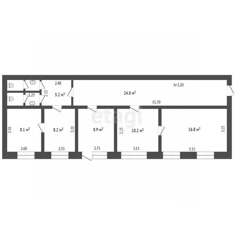 Офис в Тюменская область, Заводоуковск ул. Республики, 3 (89 м) - Фото 1