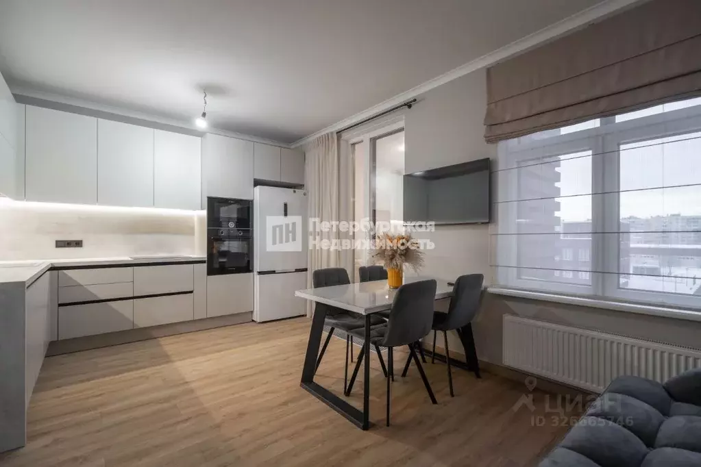 2-к кв. Санкт-Петербург ул. Дыбенко, 8к2 (69.1 м) - Фото 1