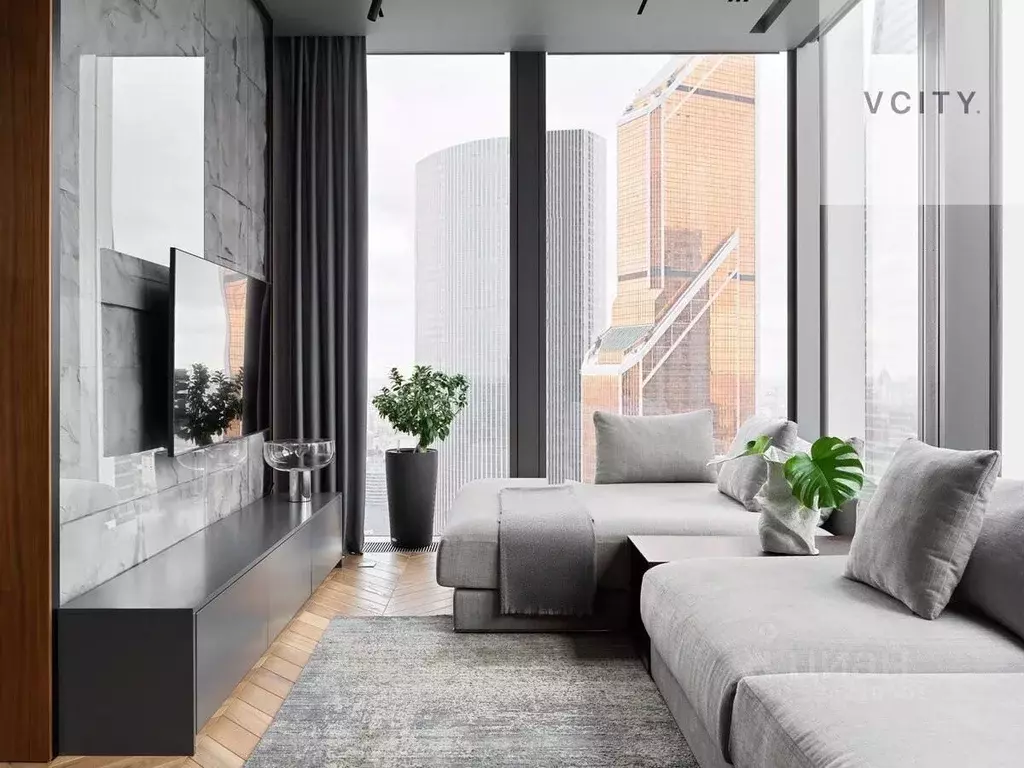 2-к кв. Москва 1-й Красногвардейский проезд, 22с2 (68.0 м) - Фото 2