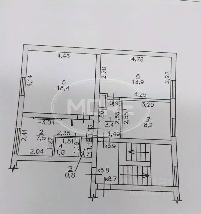 3-к кв. Калининградская область, Гурьевский муниципальный округ, пос. ... - Фото 2