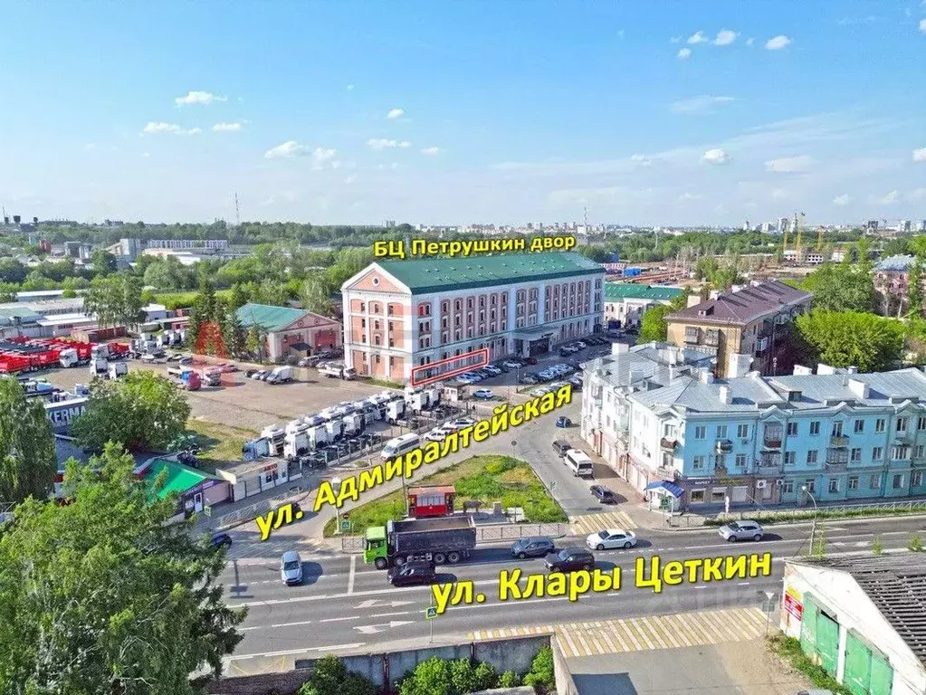 Торговая площадь в Татарстан, Казань Адмиралтейская ул., 3к1 (188 м) - Фото 1