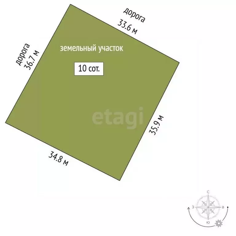 Участок в Ярославская область, Ярославский муниципальный округ, д. ... - Фото 2