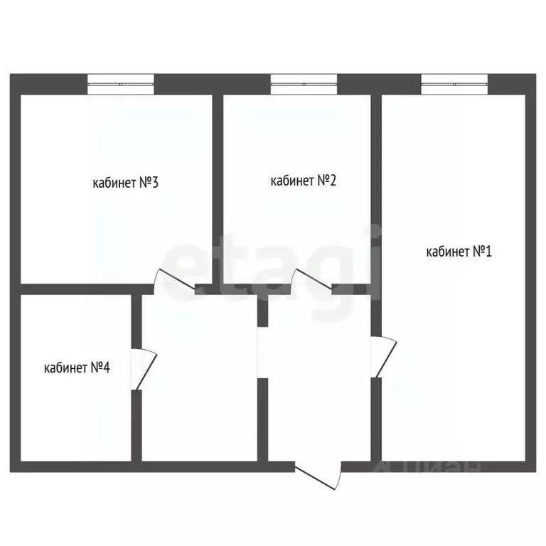 Офис в Тюменская область, Тюмень ул. 50 лет Октября, 120 (68 м) - Фото 1