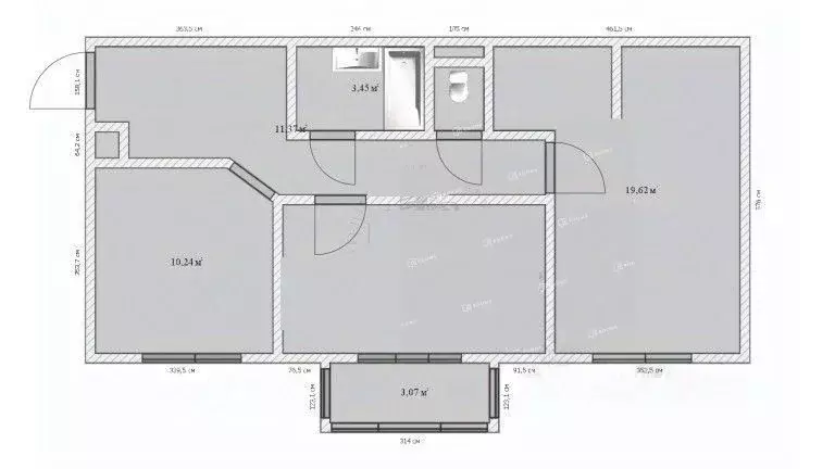 2-к кв. Тульская область, Тула Петровский квартал мкр, ул. Полковника ... - Фото 1